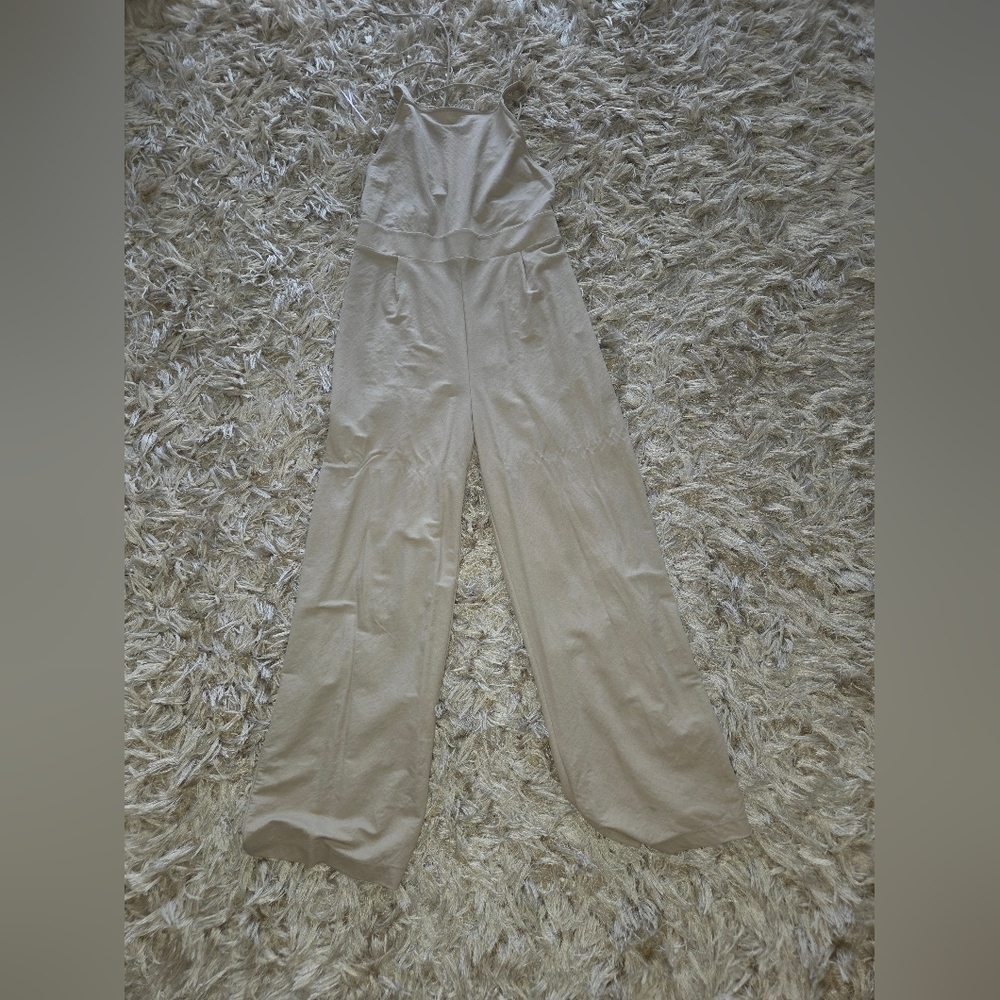 Elegant Cream Jumpsuit
